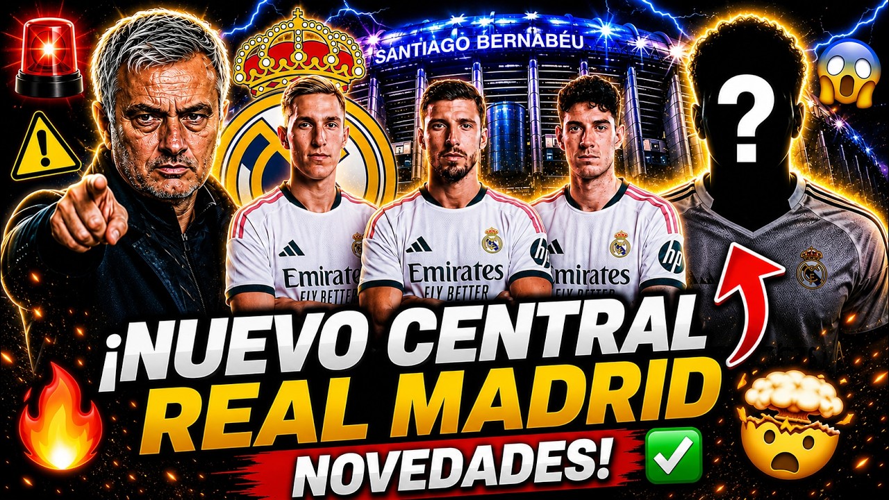 Nuevo central para el Real Madrid: la pista que cambia todo