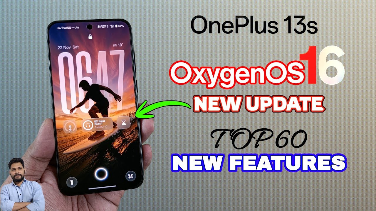 Обновление OxygenOS 16 для OnePlus 13s: 60 лучших новых функций
