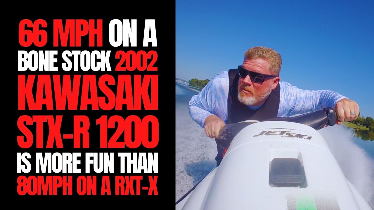 66mph on a BONE STOCK 2002 Kawasaki STX-R 1200 is MORE FUN Than