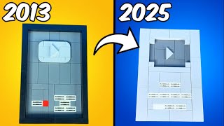 I built EVERY Version of Silver Play Button in LEGO