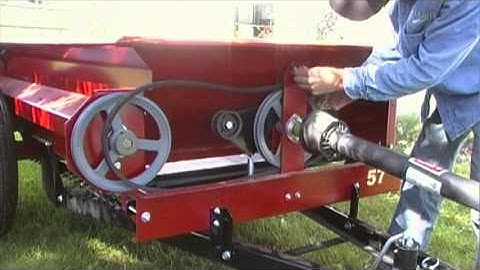 How to Replace the PTO Belt on a Millcreek Spreader