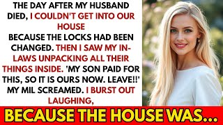 Full After My Husband Died, I Couldn't Get Into Our House. Then I Saw My In-Laws Unpacking Their Things.. News