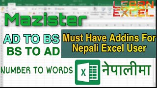 How to install Nepali Functions Addin for Excel | Install Any addin for excel | Excel in Nepali