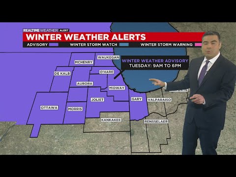 Chicago Weather: Winter Weather Advisory With Snow Coming