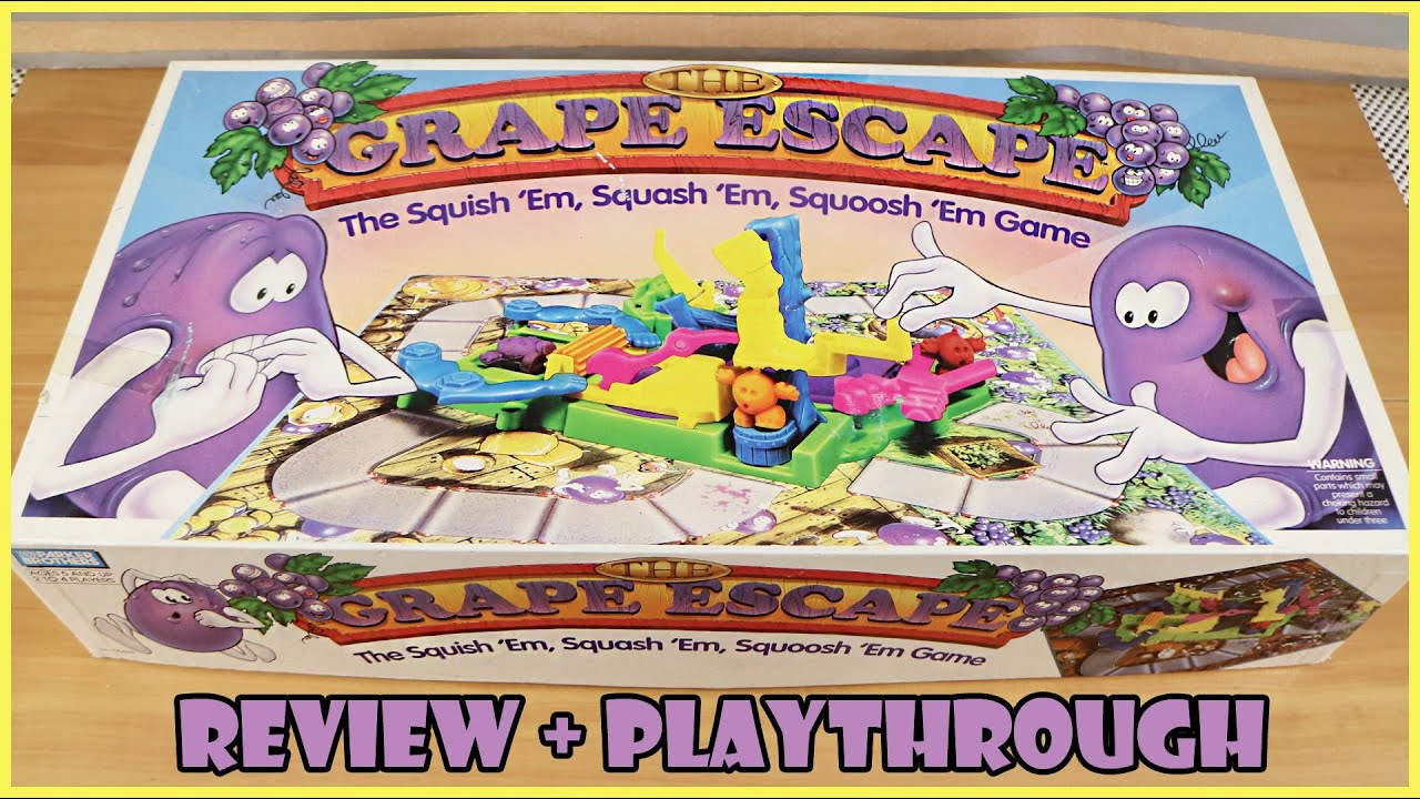 The Grape Escape Board Game Review & Playthrough!