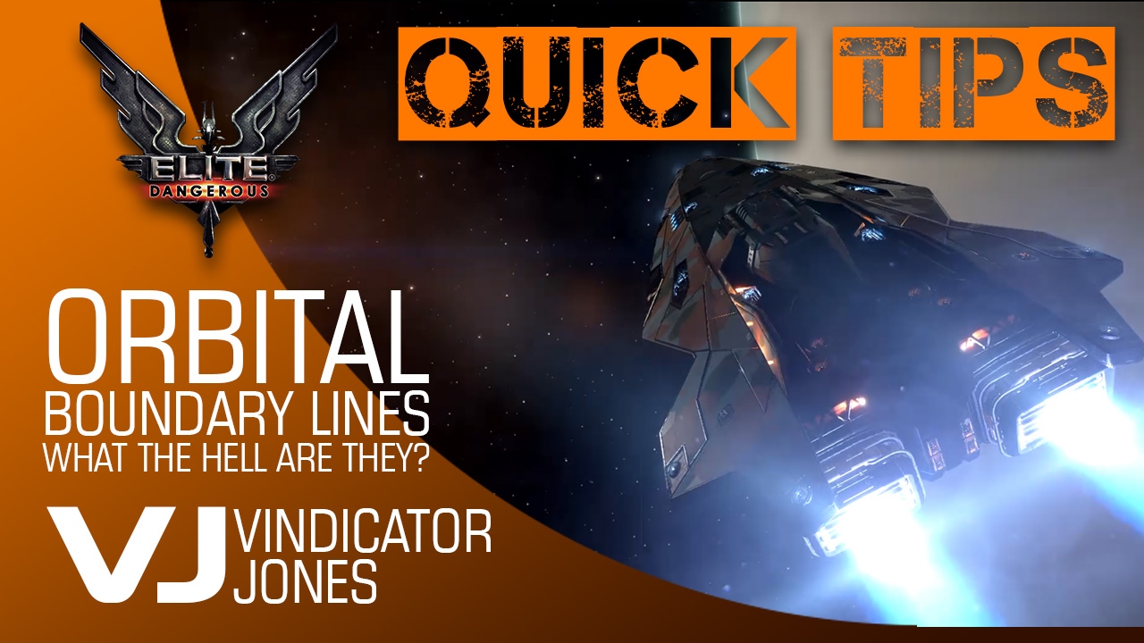 Orbital Boundary Lines in Elite Dangerous