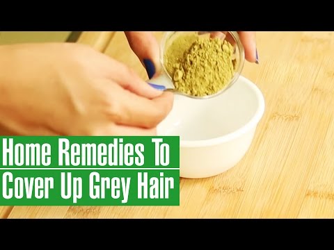 HOW TO COVER GREY HAIR At Home | Natural Remedies To Color Hair