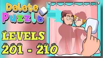 Delete Puzzle: Erase One Part - Levels 201 - 210 - Gameplay - Walkthrough #26