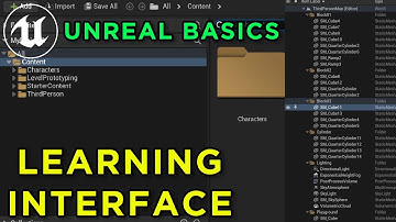 Unreal Engine Interface Explained - Unreal basics 101 course #1