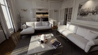 Unreal Engine 4 Apartment Tour (4K 60fps) GTX 1070