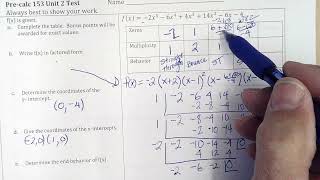 153 Unit 2 Test