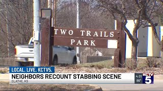 Witness chased suspect after alleged park stabbing of Olathe teacher, court records say