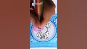 How many rotations did the pen make in total? 🤔 #2024 #shorts #Spirograph