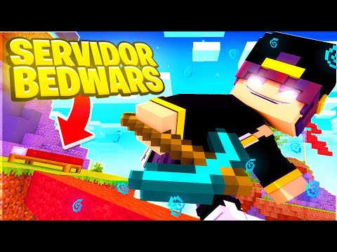 NOVO SERVER DE MINECRAFT BEDWARS 2025 - JAVA/BEDROCK! #minecraft #bedwars #fy #fyp #foryou #pov