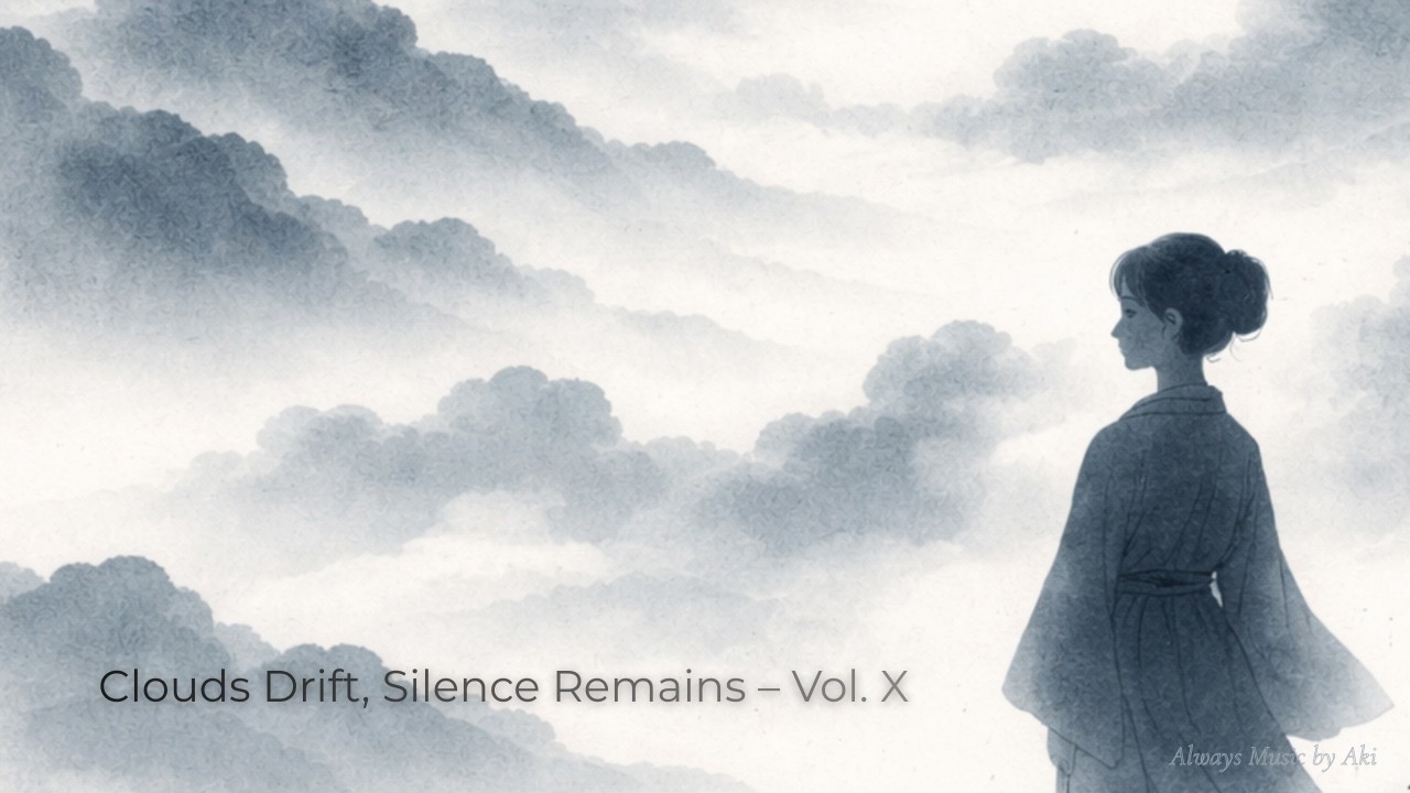 【Japanese Ambient Music】Clouds Drift, Silence Remains – XJapanese ambient music inspired by clouds