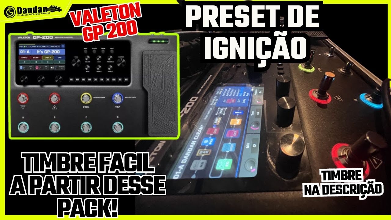 VALETON GP 200 APRENDA PATCHS INICIAIS E AVANÇADOS Timbres que Vão ...