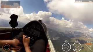 Standard Cirrus C75 dive under the clouds