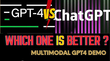 Multimodal GPT4 vs ChatGPT  | GPT4 tutorial