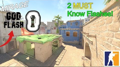 CS2 - Mirage B Site God flash! Must know 2 flashes.