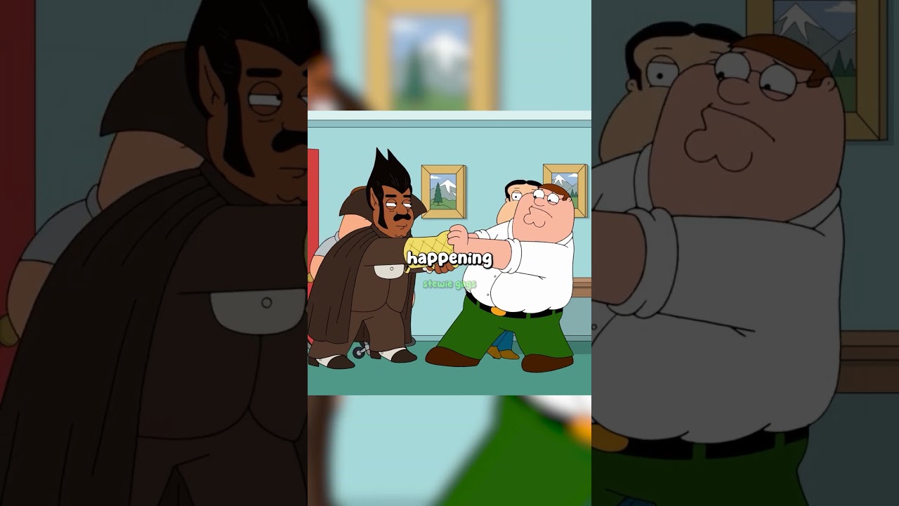 Peter Don't want Wash this Hand🤣