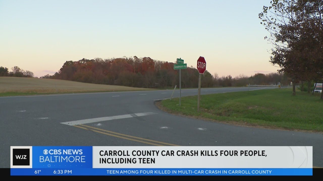 Teen among four killed in multi-car crash in Carroll County - YouTube