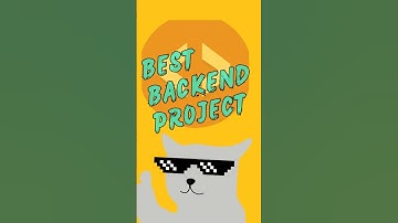 this is the perfect first backend project #shortsfeed #backend #webdevelopment #programmer