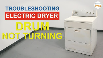 Electric Dryer Not Spinning - TOP 5 Reasons & Fixes - All Brands