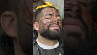 natural facial hair remove | facial hair removal in beauty parlour malayalam @rkbarberpro
