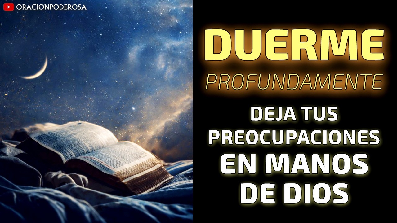 Deja tus preocupaciones en manos de Dios y duerme profundamente 😌🕊️💤 ...