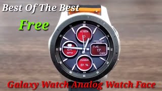 Free Galaxy Watch Active Analog Watch Faces screenshot 4