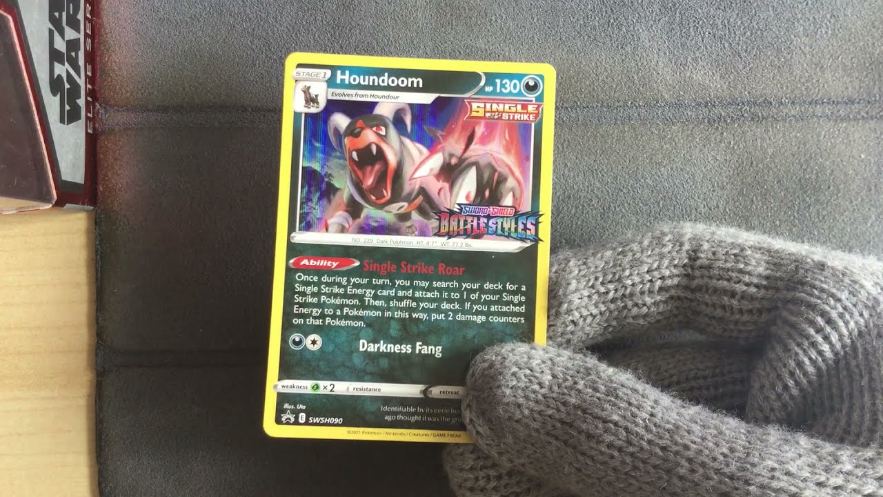 Houndoom SWSH090 - Pokemon Battle Styles Prerelease Card