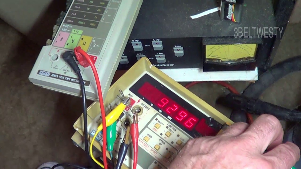FLUKE 8060A Voltmeter error front end off