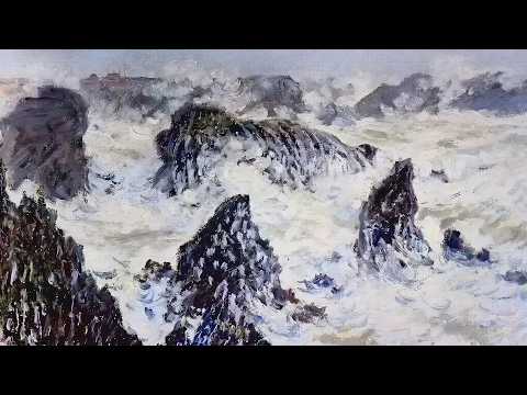 Claude Monet - Storm off the Coast of Belle-Ile & Other Paintings