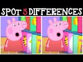 The Peppa Pig Ultimate SPOT The DIFFERENCE |  For Geniuses Only | 100% FAIL EYE CHALLENGE