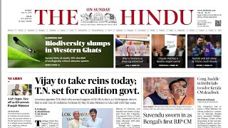 10 May 2026  The Hindu Newspaper Analysis Upsc  The Hindu Today  The Hindu Editorials Upsc