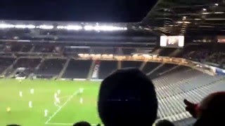 Middlesbrough vs MK Dons 9/2/16 - GOAL CELEBRATING 1-1