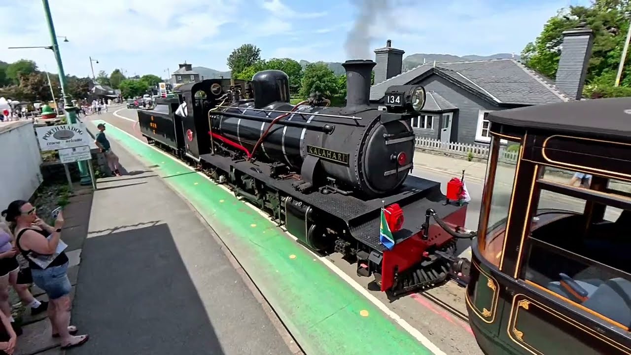 Steam locomotive NG15 No. 134 ‘Kalahari’ At Porthmadog... Thursday 28th May 2026