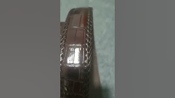 Thắt lưng cá sấu viền đan cực chắc và đẹp