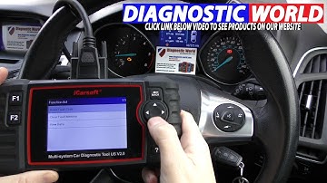 iCarsoft US v2 0 Official Demonstration   Ford Check Engine Light Reset P0113 P0101