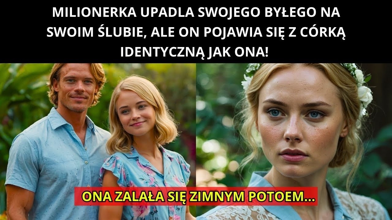 MILIONERKA ZAPRASZA BYŁEGO NA SWÓJ ŚLUB, ALE ON PRZYCHODZI Z DZIEWCZYNKĄ IDENTYCZNĄ JAK ONA...