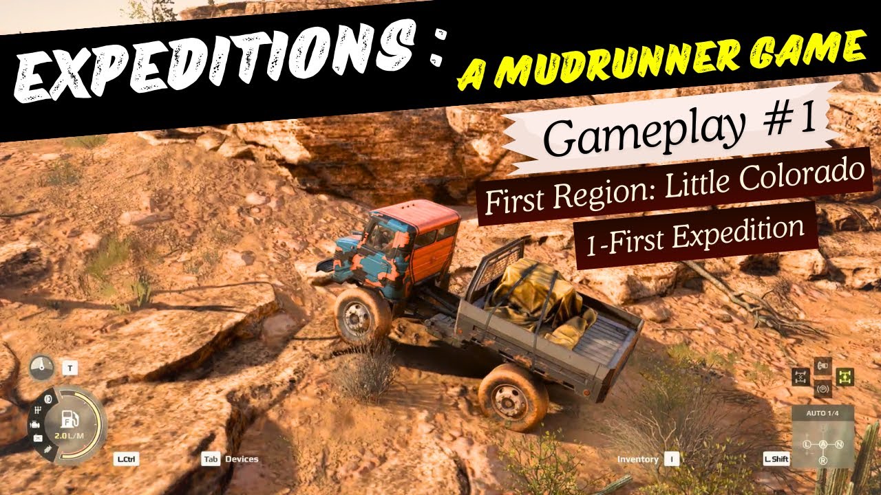 Expeditions A MudRunner Game / Gameplay: Little Colorado (First Expedition) / 2024