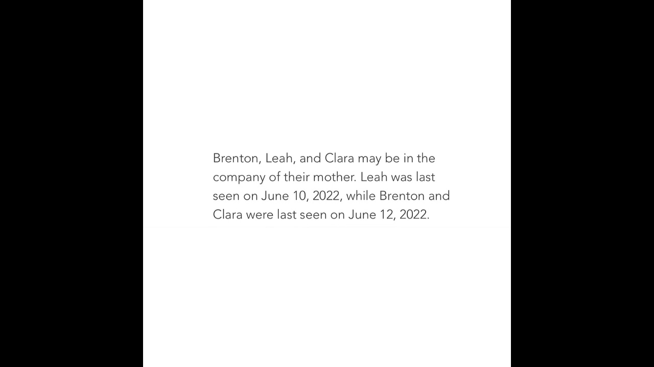 ‼️3 children missing from Idaho Falls,ID. Leah,Brenton and Clara Meyer. Ages 2,5 and 8‼️
