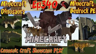 Cenozoic Craft Addon Animal Showcase Pt2 60 4K FPS Minecraft Dinosaurs Ep340 screenshot 2