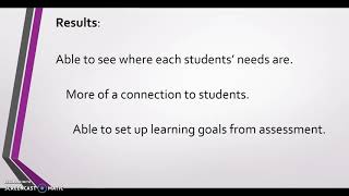 Task 3: Performance Assessments