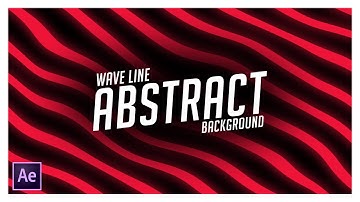 Abstract Wave Line Backgrounds in After Effects | After Effects Tutorial