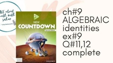 Chapter 9 question 11,12 class 7th new countdown second edition