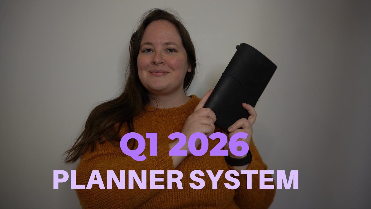 My Q1 2026 Planner System | Hobonichi Weeks + Traveler’s Notebook