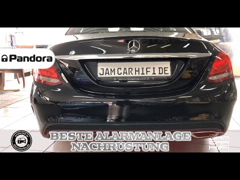 Mercedes C-Klasse W205: Pandora Autoalarm mit Wegfahrsperre und Bluetooth Tags Einbau in Berlin