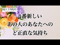 【🌅明晰鑑定‼️忖度なしでお伝えします😌】1番新しいあの人のあなたへのど正直な気持ち💫