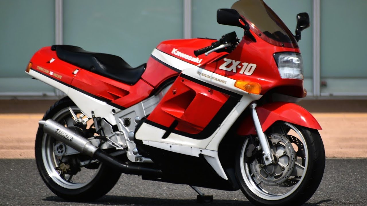 Kawasaki ZX-10（ZXT00B/1989y） - YouTube